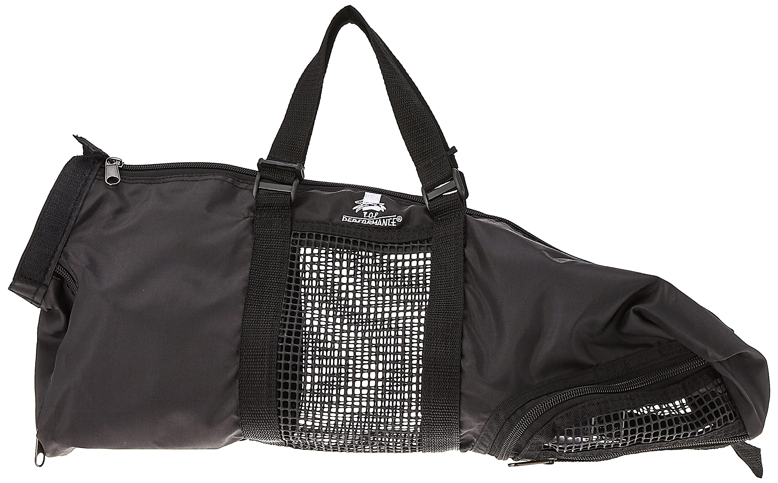 Top Performance Cat Grooming Bag — Durable and Versatile Bags Designed to Keep Cats Safely Contained During Grooming and/or Bathing - Large, Black