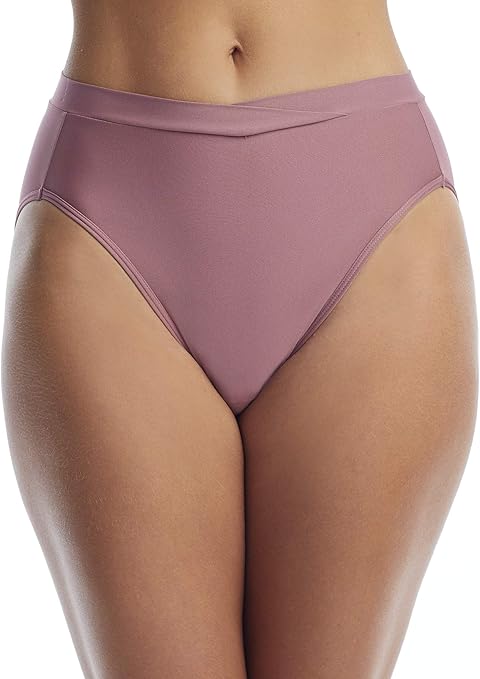 Vanity Fair Women's Beyond Comfort Silky Stretch Hi Cut Panty 13291 at