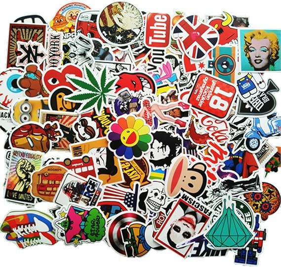 Confezione 100 Pezzi Adesivi Bomba Vinile Graffiti Decalcomania - Foto 11
