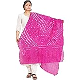 IGH Bandhani Tie-Dye Chiffon Dupatta – Perfect for Festive & Everyday Wear Weddings Party Gift Return Gift 1 Pcs