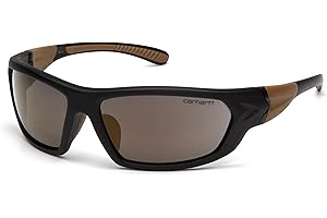 Carhartt Gear CHB291 Carbondale Antique Mirror Polarized Lens - One Size Fits All - Black