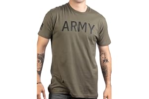 ANN ARBOR T-SHIRT CO. Army PT Style Shirt | U.S. Military Physical Training Infantry Workout T-Shirt