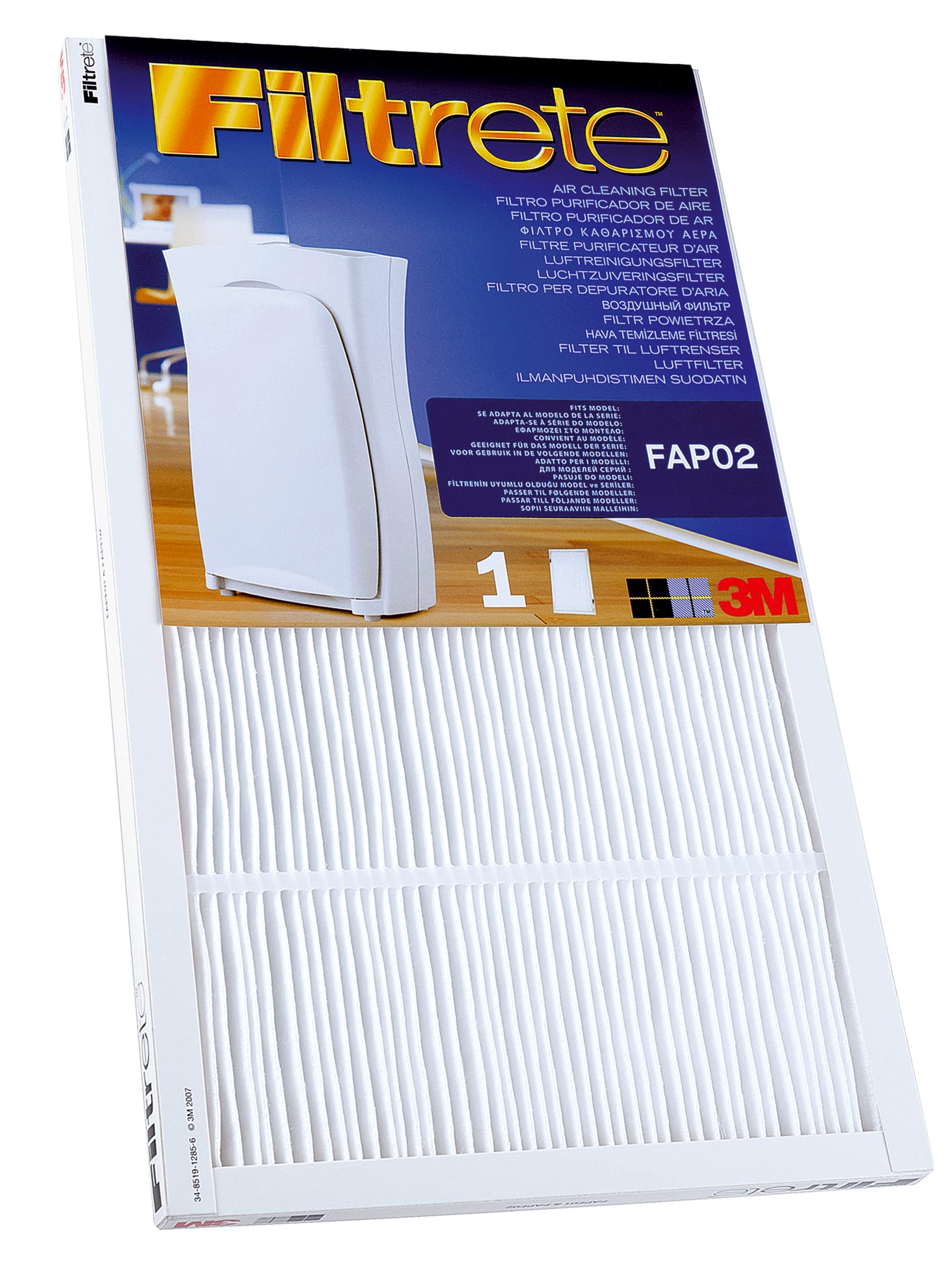 Filtrete FAPF01/02 Ultra Clean Small Air Purifier Replacement Filter - For Filtrete Air Purifier Model: FAP01 and FAP02 - 1 Filter