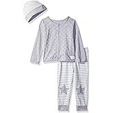 Calvin Klein baby-boys 2 Pieces Cardigan Pant Set With Hat