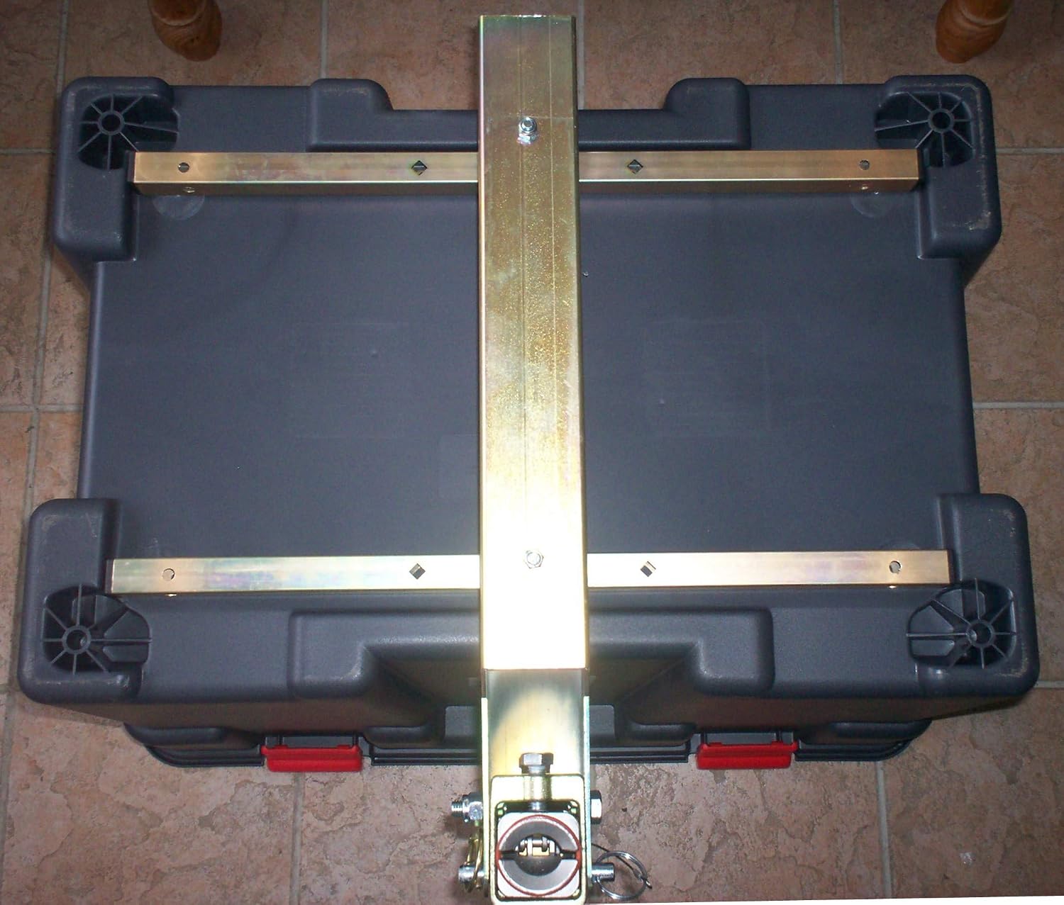 Box-Rak Towball Mounting frame for box/tray for Luggage (NO BOX INCLUDED) - Image 3