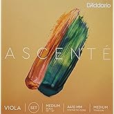 D'Addario Ascent&eacute; Viola Strings - A410 MM - Medium Tension - Full Set - Medium Scale