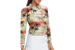 Soneven Womens Long Sleeve Polos 1/4 Zip Moisture Wicking Collared Golf Shirt Slim Fit for Casual Work