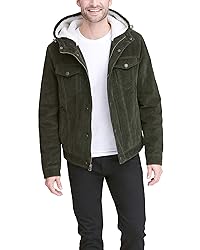 Levi's Men's Corduroy Sherpa Hooded Trucker