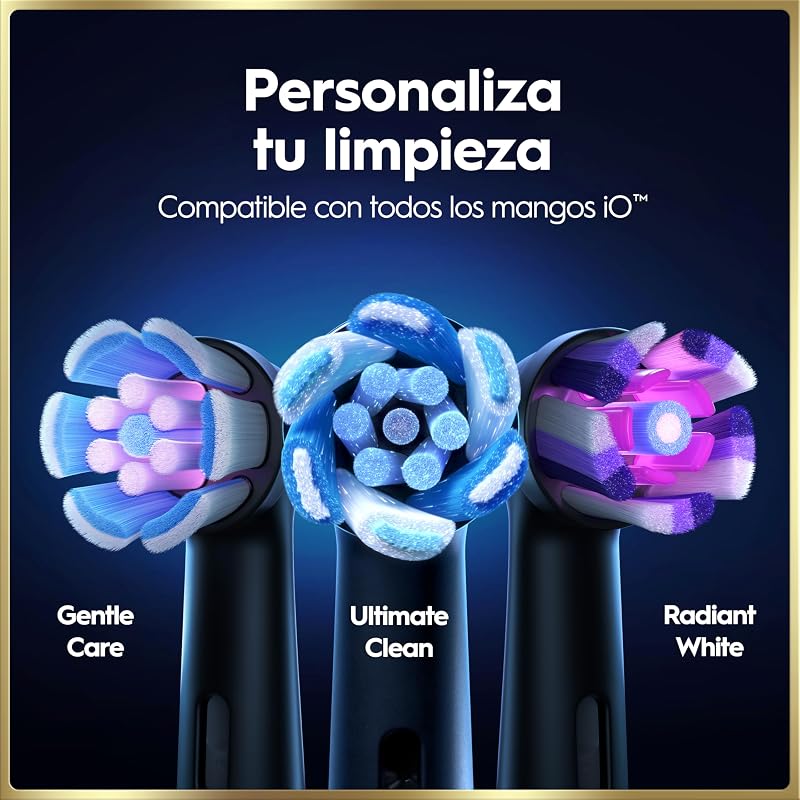iO 9 Cepillo de Dientes Eléctrico con 1 Cabezal, Azul Zafiro