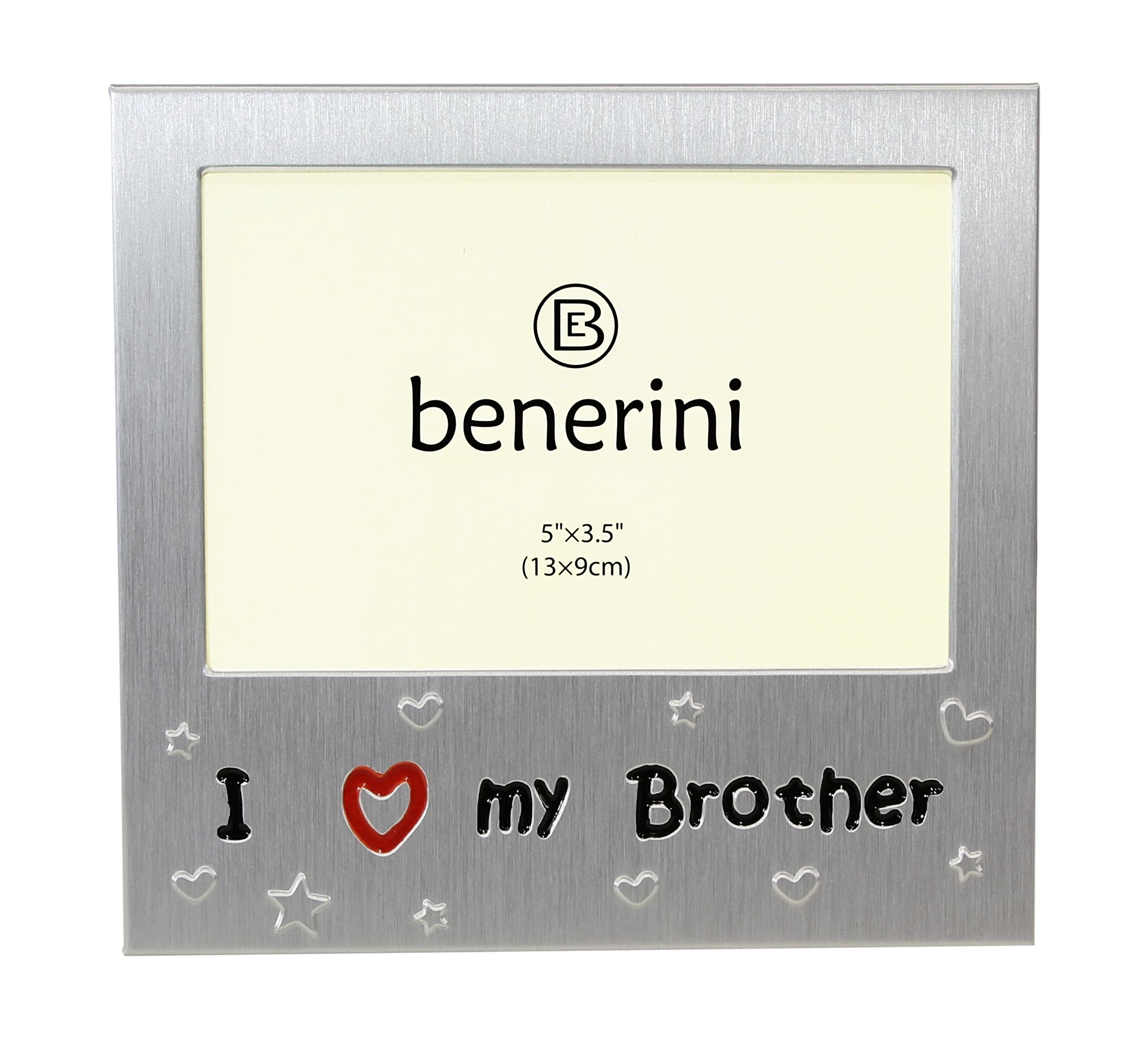I Love My Brother ' - Photo Picture Frame Gift - 5 x 3.5