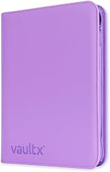 Vault X Exo Tec Zip Binder 9 Pocket 360 Cards Purple