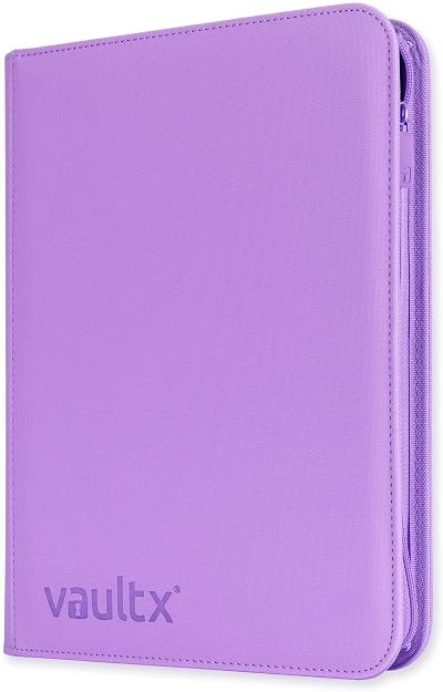 Vault X Exo Tec Zip Binder 9 Pocket 360 Cards Purple