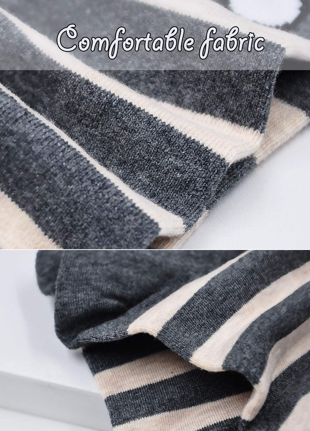 Women Fuzzy Socks Cotton Crazy Crew Funny Cute Novelty Animal Casual Ankle Christmas Socks for Girls Gift 5 Pairs