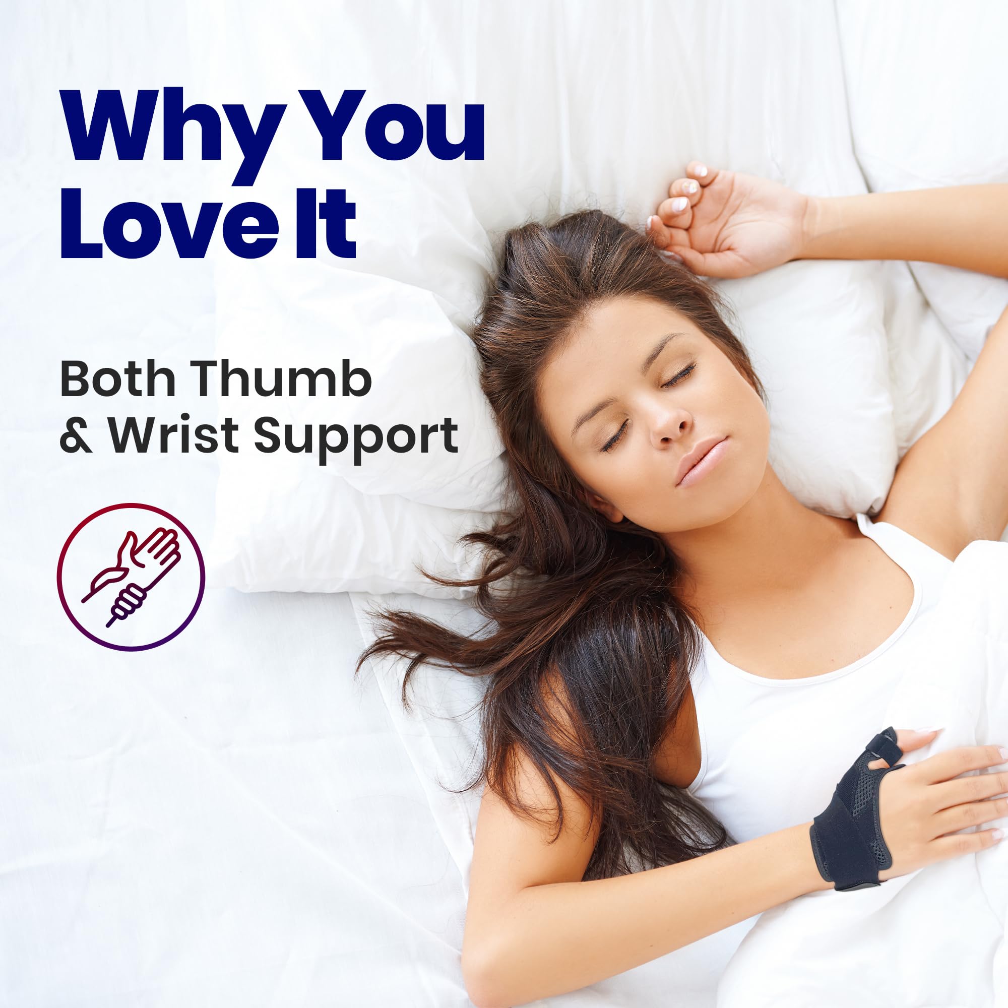 Thumb Brace Thumb Splint CMC I Trigger Thumbs Spica Splint Arthritis Pain Relief & Support I Wrist Brace & Stabilizer For Joint Tendonitis Tenosynovitis I Hand Braces Left & Right Hand