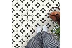 MORCART 20Pcs Peel and Stick Floor Tile, 7.87"x 7.87" Vinyl Flooring Waterproof DIY Flooring for Bathroom, Kitchen, Fireplace, Pet House, Stairs, Bedrooms, Wall - FT1164