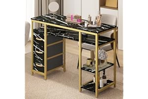 YITAHOME Manicure Table with 3 Drawers, 47.2in Nail Desk with Storage for Salons & Home Spas, Durable & Functional Design