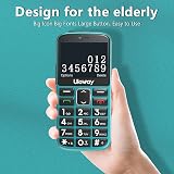 uleway Big Button Mobile Phone for Elderly Dual Sim HAC SOS Emergency view 2