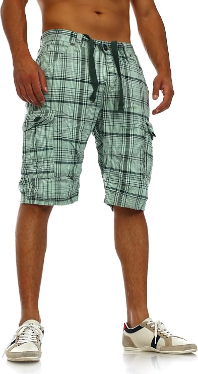 Cargo Shorts Herren Baumwolle - Praktische Kurzhosen Mit Vielen Taschen
