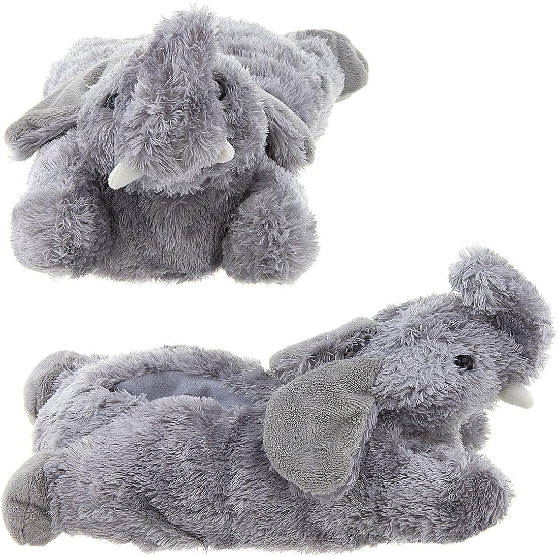 WISHPETS Childrens Small Grey Elephant Slippers Amazon.co.uk Shoes & Bags