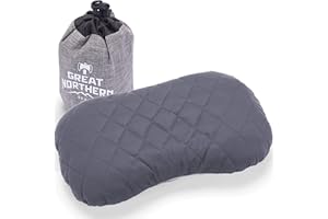 Great Northern Goods Ultralight Inflatable Camping Pillow for Quality Sleep - Compact Pillow for Hiking, Backpacking, and Tra
