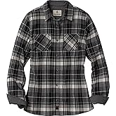 Legendary Whitetails Women’s Long Sleeve Plaid Flannel Button Up Shirt 100% Cotton