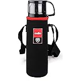 CelloCLO_SS_INSTYL_1000 Instyle Stainless Steel Flask with Thermal Jacket, 1 Liter, Silver