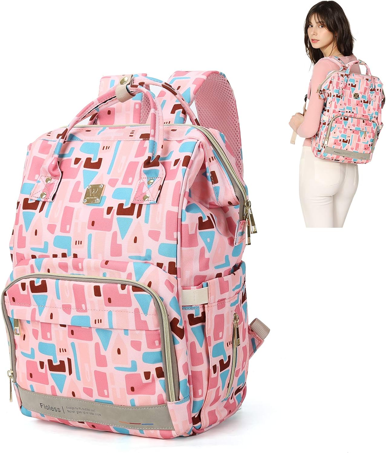 pink diaper bag for baby girl