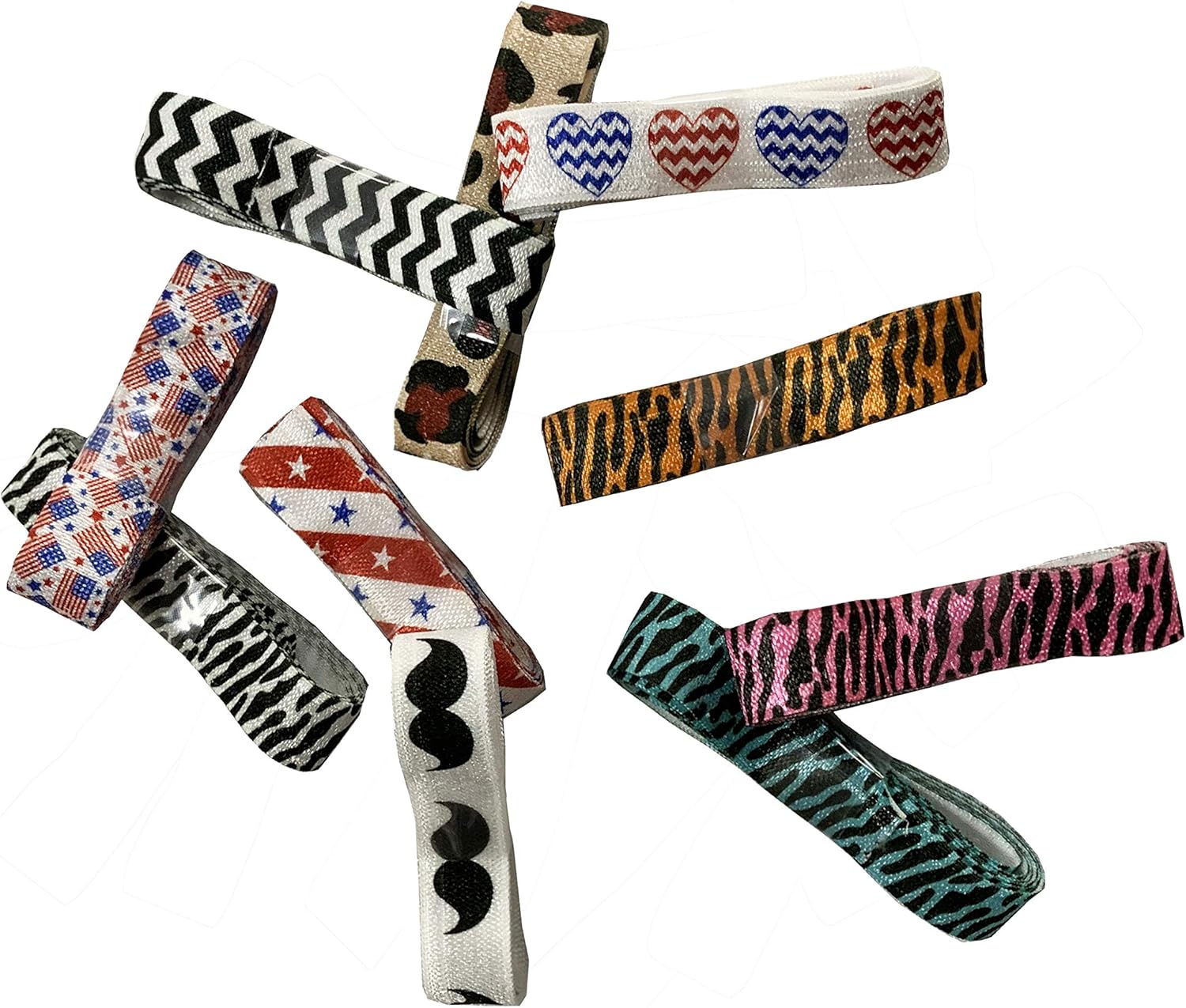 Amazon Com 5 8 Width Printed Elastic Ribbon Stretchy Leopard