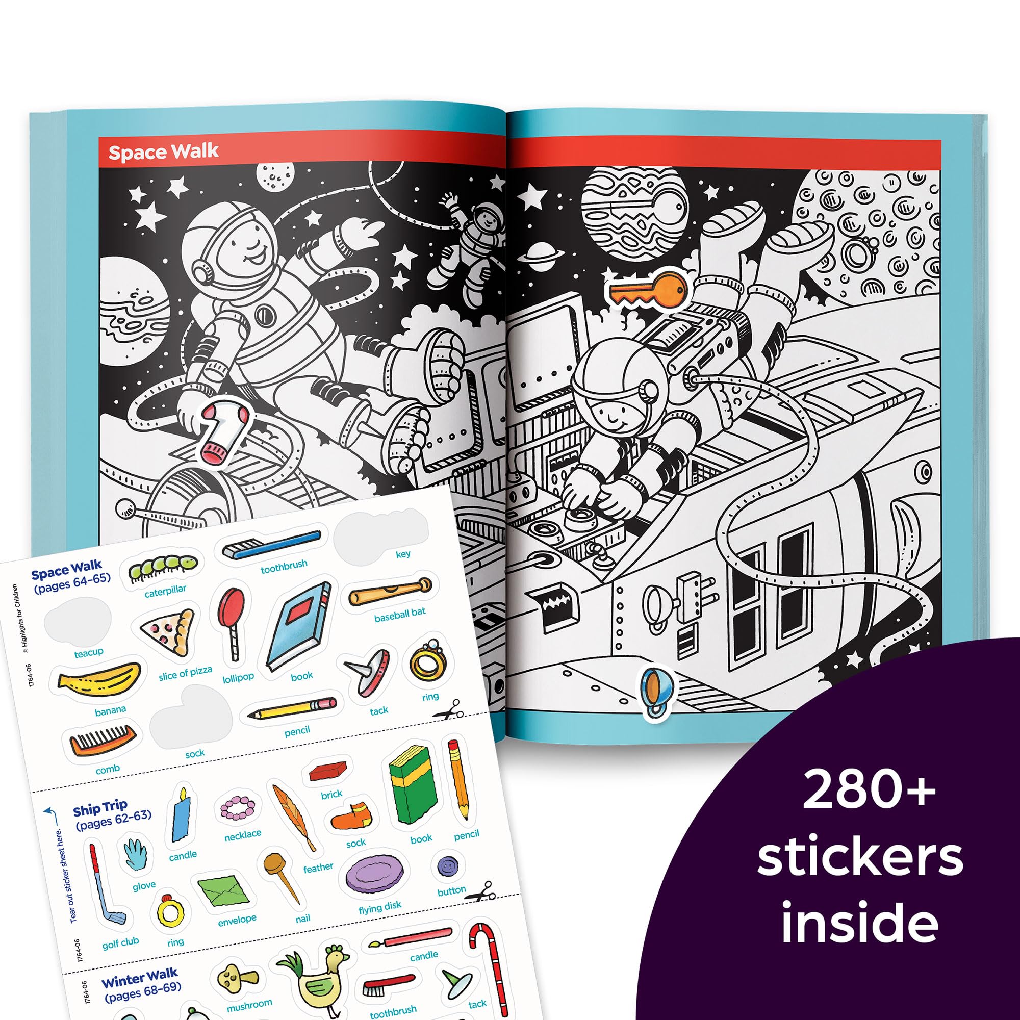 Adventure Puzzles (Highlights? Sticker Hidden Pictures)