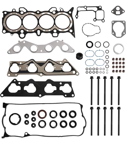 Fits 01-05 Hoda Civic EX HX 1.7L VTEC SOHC Graphite Full Gasket - Foto 2