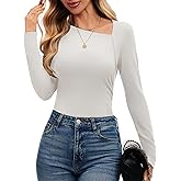 kakola Asymmetrical Tops for Women Fitted Long Sleeve Shirts Ruched Sexy Going Out Date Night Shirts 2026 Fall
