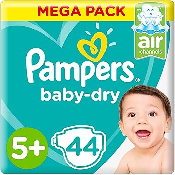 pampers baby dry mega pack 5