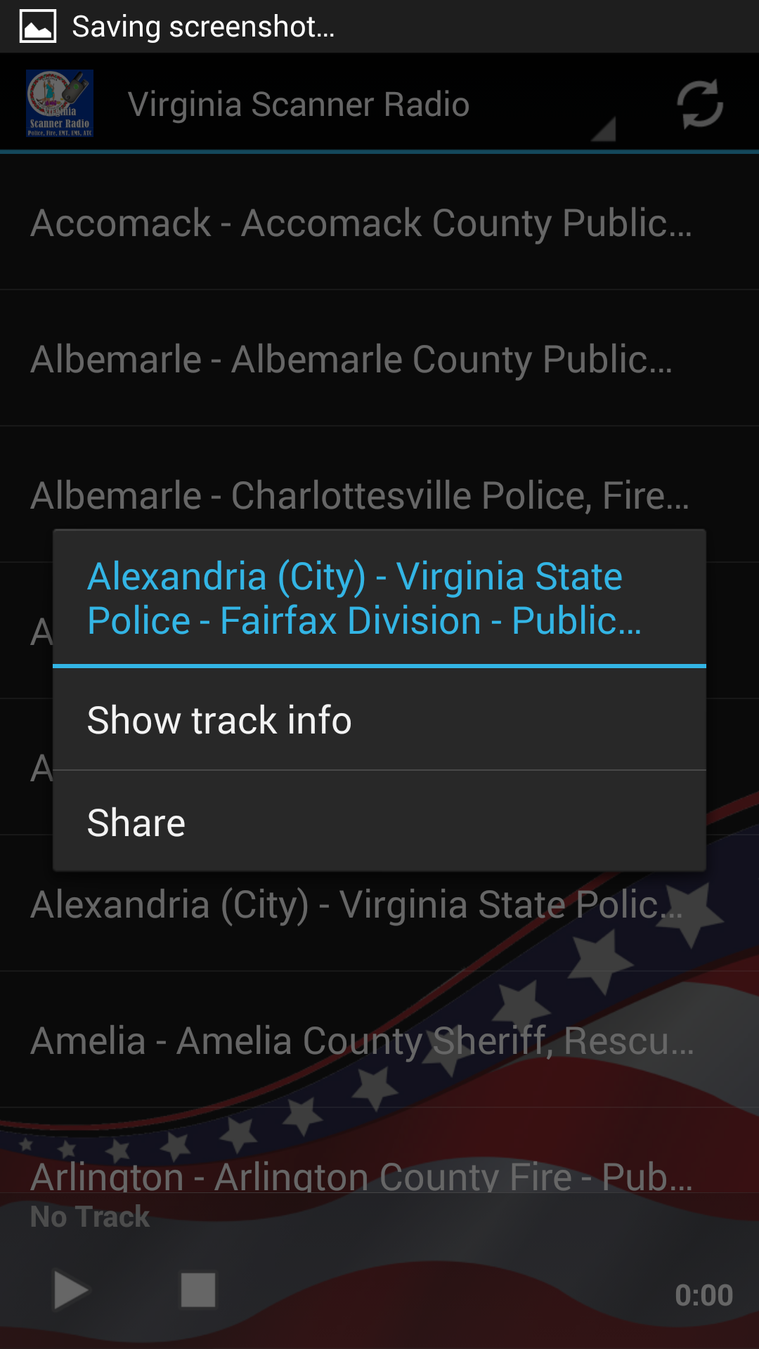 Virginia Scanner Radio - Police, Fire, EMS