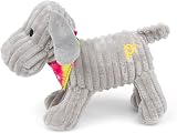 Petface Little Petface Fun Freddi Cord Plush Puppy Dog Toy Squeaker view 6