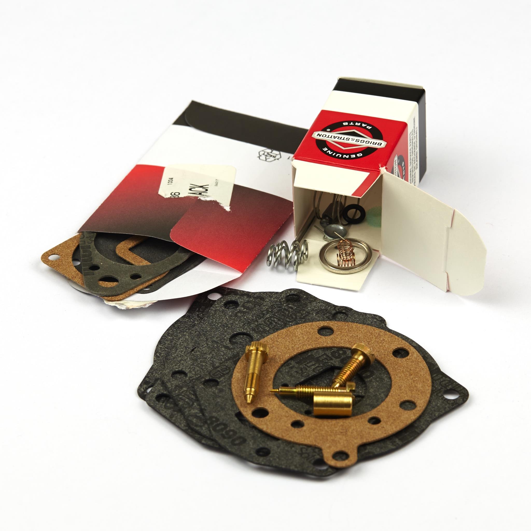 Briggs and Stratton Genuine 694056 Carburettor Overhaul Used-On 3-Screw Fuel Pump Mount Carburettors Kit