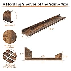 upsimples Floating Shelves for Wall, Wall Shelves