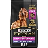 Purina Pro Plan Sensitive Skin & Stomach Dry Dog Food, Lamb & Oat Meal - 7.26 kg Bag