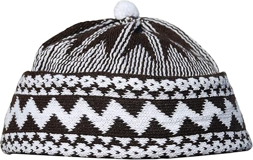 hat with ball on top