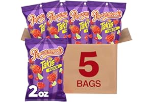 Popcornopolis Fuego Takis 5 ct, 2 oz Case, Hot Chili Pepper & Lime Flavored Extreme Savory Popcorn