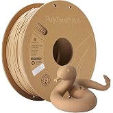 Polymaker Matte PLA Filament 1.75mm, 1kg, Pastel Peanut | High Speed 3D Filament Fits Most FDM Printers, Up to 500mm/s, Easy&amp;Clog-Free, Neatly Wound, &plusmn;0.02mm, Offering High Strength