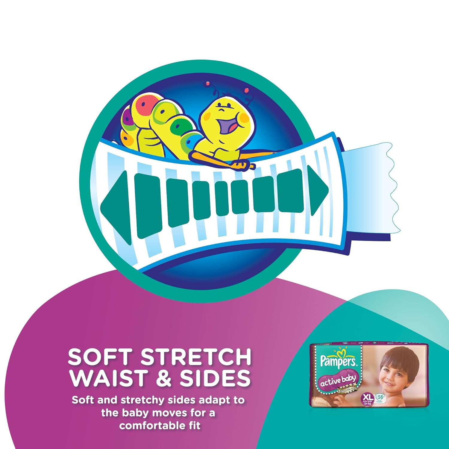 pampers active baby xl 56