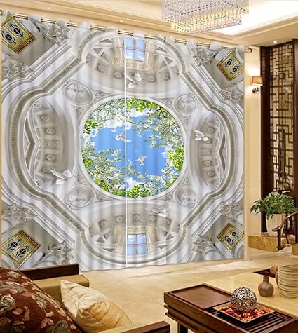 Amazon Com Sproud Custom Size Painting Curtains For Living