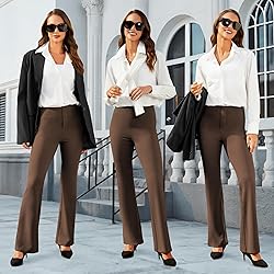 DLOODA Womens Bootcut Dress Pants Business Casual