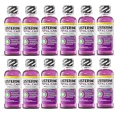 Listerine Total Care Fresh Mint Antiseptic Mouthwash, Travel Size 3.2 Ounces (95ml) - Pack of 12