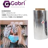 G Gabri Hair Foil Highlighting 328ft Roll Salon Balayage Silver Aluminium view 2
