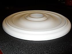 Henta Plano I Ceiling Medallion Paintable ABS