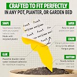 Super Ninja Fungus Gnat Killer 30 Pack Indoor Plant Traps Non-Toxic Yellow view 5