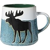Cape Shore 16oz Stoneware Glazed Artisan Mug (Moose)
