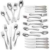 Gorham 846854 Melon Bud Frosted 45-Piece Flatware Set