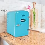 Koolatron Retro Mini Fridge 4L 12V 6 Can Table Top Quiet Portable view 5